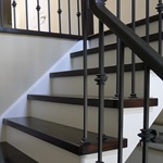Open one side stair