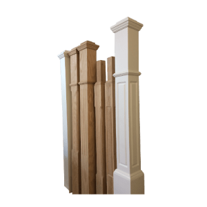 Modern Oak Newel post for stairs