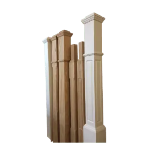 Modern Oak Newel post for stairs