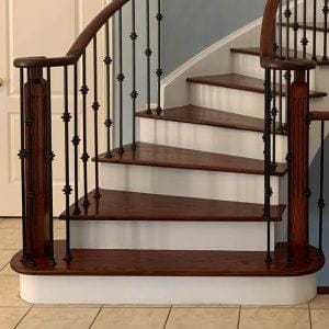 Headless pin top stair newel posts - view product details