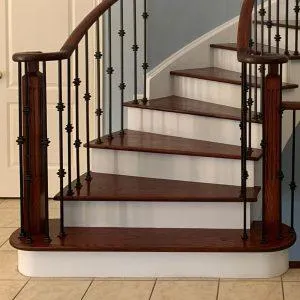 Headless pin top stair newel posts - view product details