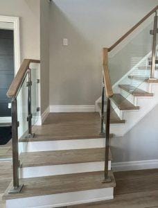 Glass handrail professional installation information