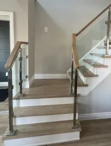 Glass handrail professional installation information