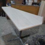 Custom shaped stair tread